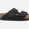 Women Birkenstock | Birkenstock - Arizona Birko Noir Sandals On Labotte
