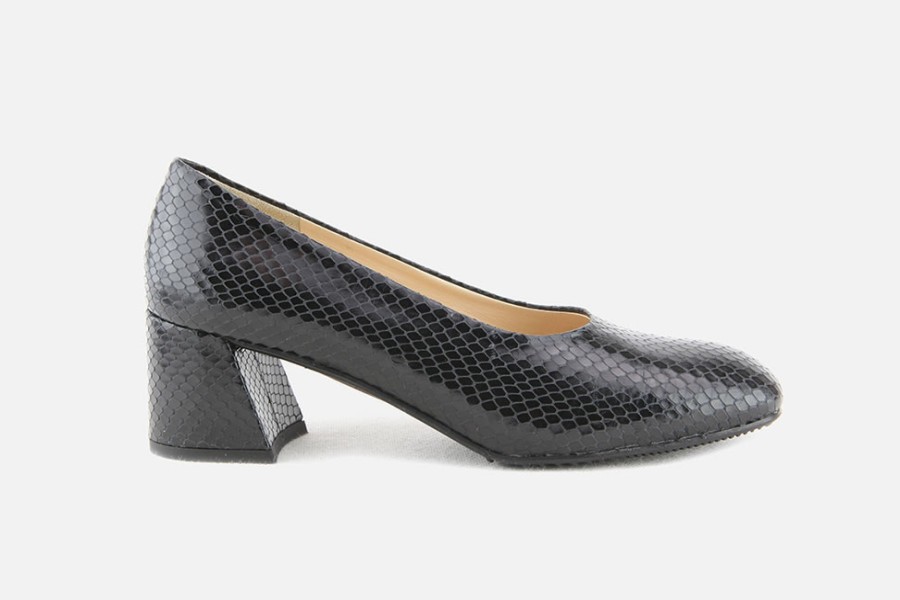 Women Brunate | Brunate - Bleuet Noir Pumps On Labotte