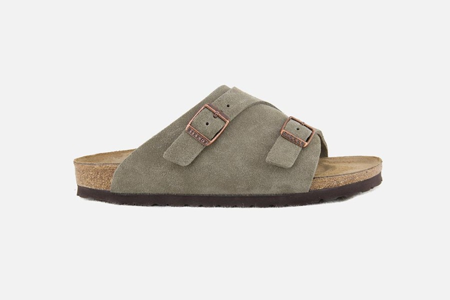 Women Birkenstock | Birkenstock - Zurich Sfb Taupe Sandals On Labotte