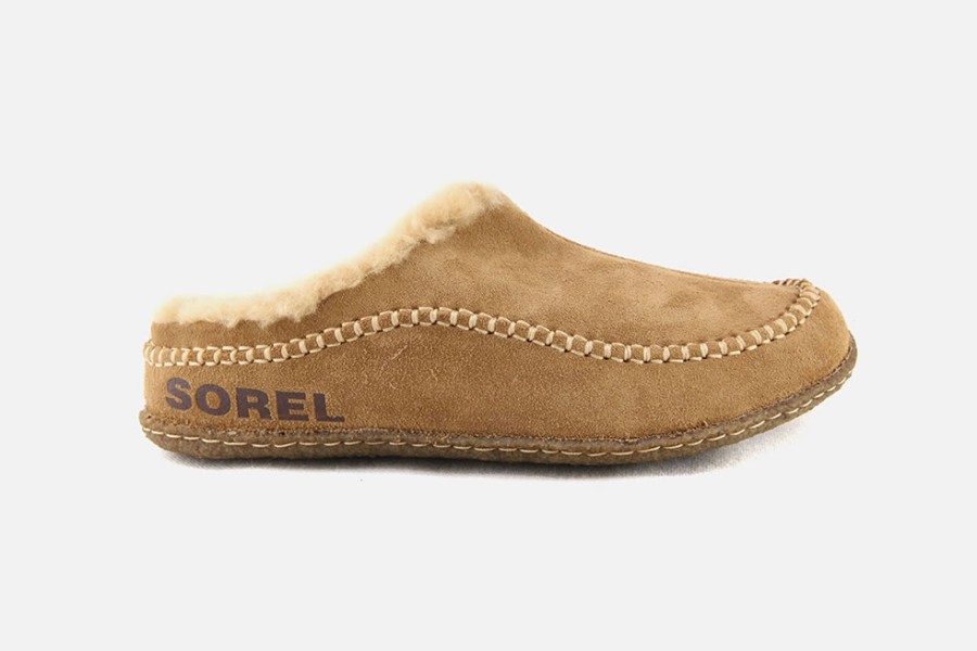 Men Sorel | Sorel - Lanner Ridge Camel Low Slippers On Labotte