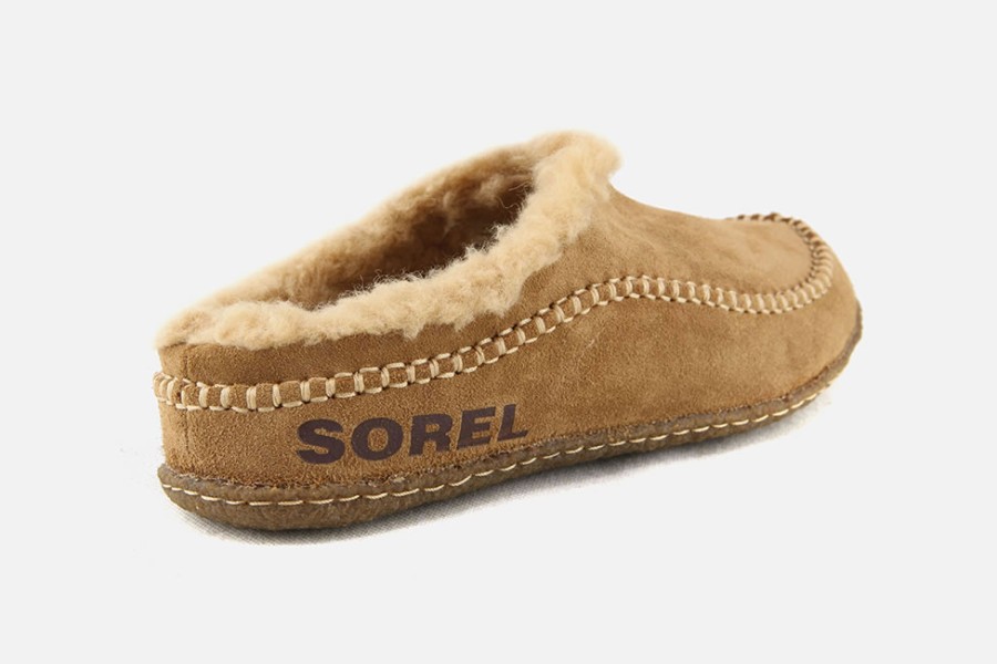 Men Sorel | Sorel - Lanner Ridge Camel Low Slippers On Labotte