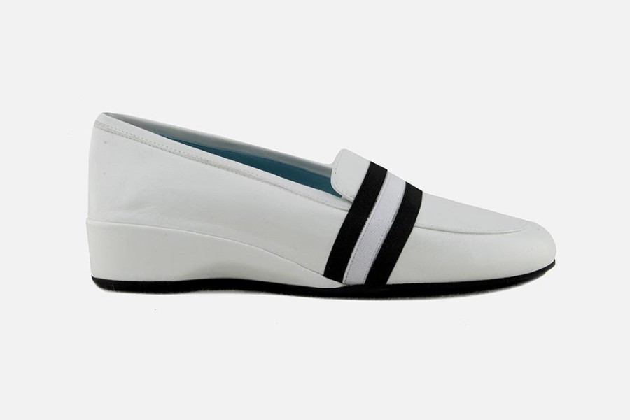 Women Thierry Rabotin | Thierry Rabotin - Sycomore Blanc Loafers On Labotte
