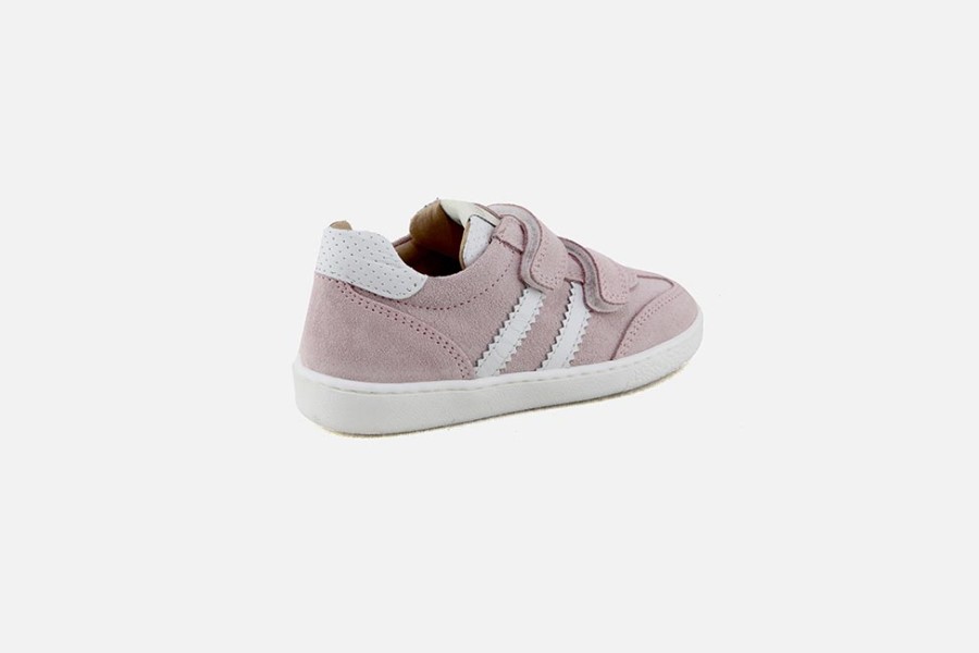 Girls Lunella | Lunella - Laser Scratch Rosa Velcro Shoes On Labotte