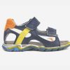 Boys Romagnoli | Romagnoli - Nicosie Bleu Soleil Sandals On Labotte