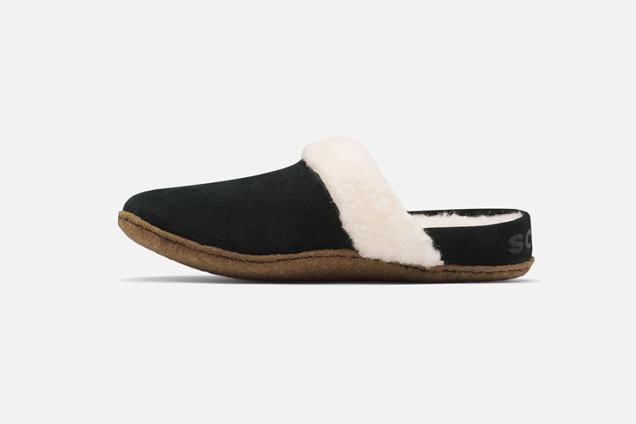 Women Sorel | Sorel - Nakiska Slide 2 Black Low Slippers On Labotte