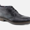 Men LLOYD | Lloyd - Daniel Black Antic Lace-Up Boots On Labotte