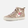 Girls Pom d'Api | Pom D'Api - Swag Tender Taupe Lace-Up Boots On Labotte
