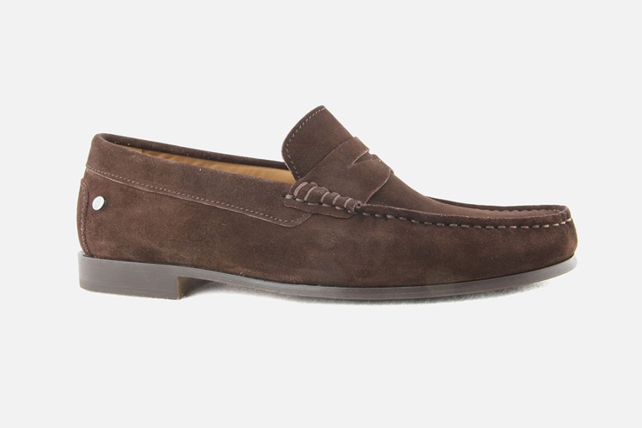 Men Les Mocassins Tropeziens | Les Mocassins Tropeziens - Le Classic Marron Loafers On Labotte
