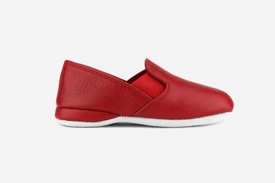Girls Erel | Erel - Pirou Rouge Low Slippers On Labotte