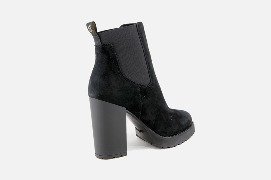 Women Hogan | Hogan - Hogan Chelsea 542 Black Ankle Boots On Labotte
