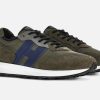 Men Hogan | Hogan - Hogan H601 Jungle Blue Sneakers On Labotte