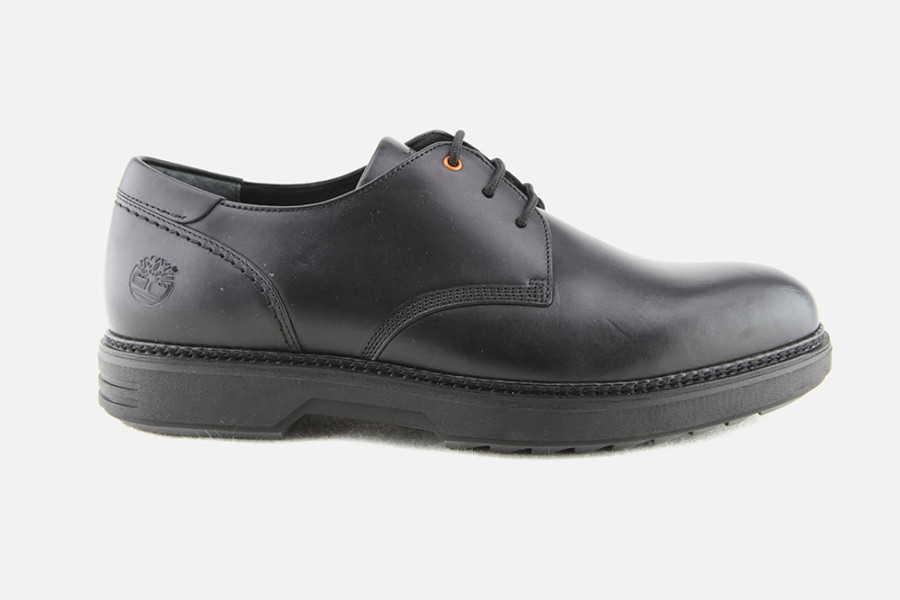 Men Timberland | Timberland - Rr 4610 Lace Black Derbies On Labotte