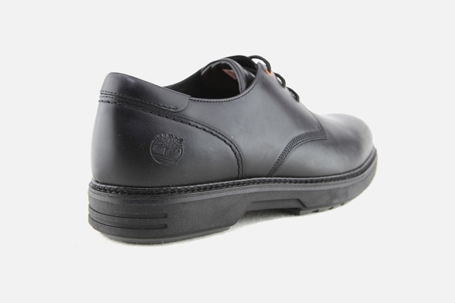 Men Timberland | Timberland - Rr 4610 Lace Black Derbies On Labotte