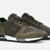 Men Hogan | Hogan - Hogan H383 Kaki Green Sneakers On Labotte