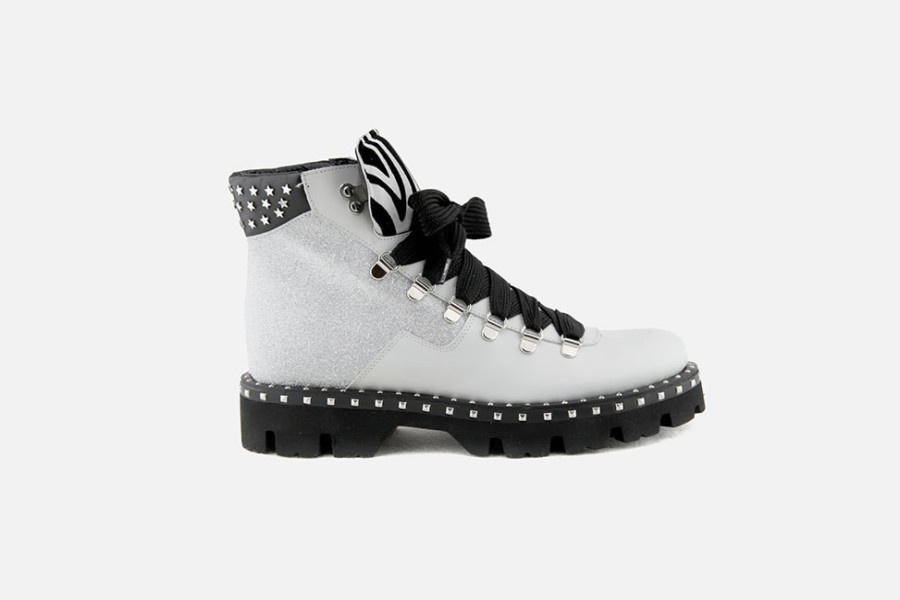 Women Guglielmo Rotta | Guglielmo Rotta - Graphic Ice Lace-Up Boots On Labotte