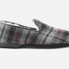 Men Erel | Erel - Gaetan Carreaux Gris Low Slippers On Labotte