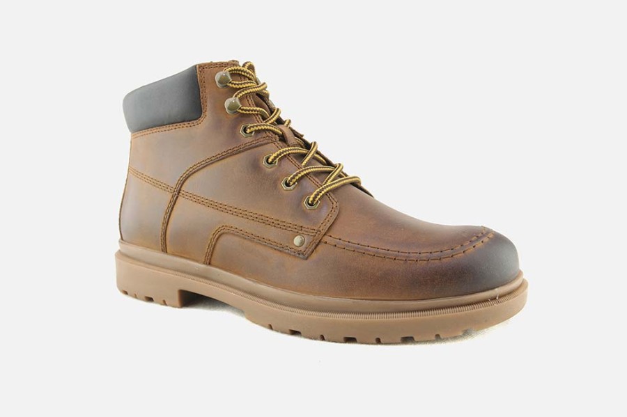 Men Geox | Geox - Andalo Hi Lace Brown Lace-Up Boots On Labotte