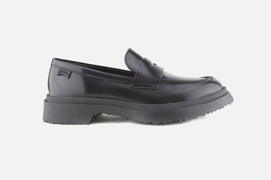 Women Camper | Camper - Walden Moc Black Loafers On Labotte