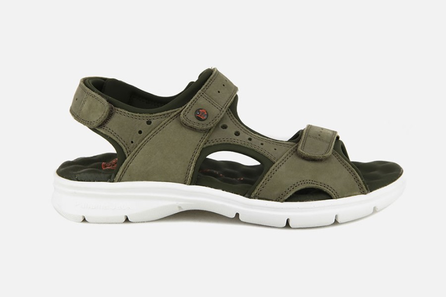 Men Panama Jack | Panama Jack - Salton Kaki Sandals On Labotte