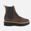 Women Tod's | Tod'S - Tods Chelsea 80 Daim Marron Ankle Boots On Labotte