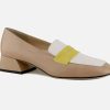 Women Brunate | Brunate - Back Blanc Loafers On Labotte