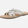 Women Les Tropéziennes par M Belarbi | Les Tropeziennes Par M Belarbi - Diamseo Blanc Et Or Sandals On Labotte