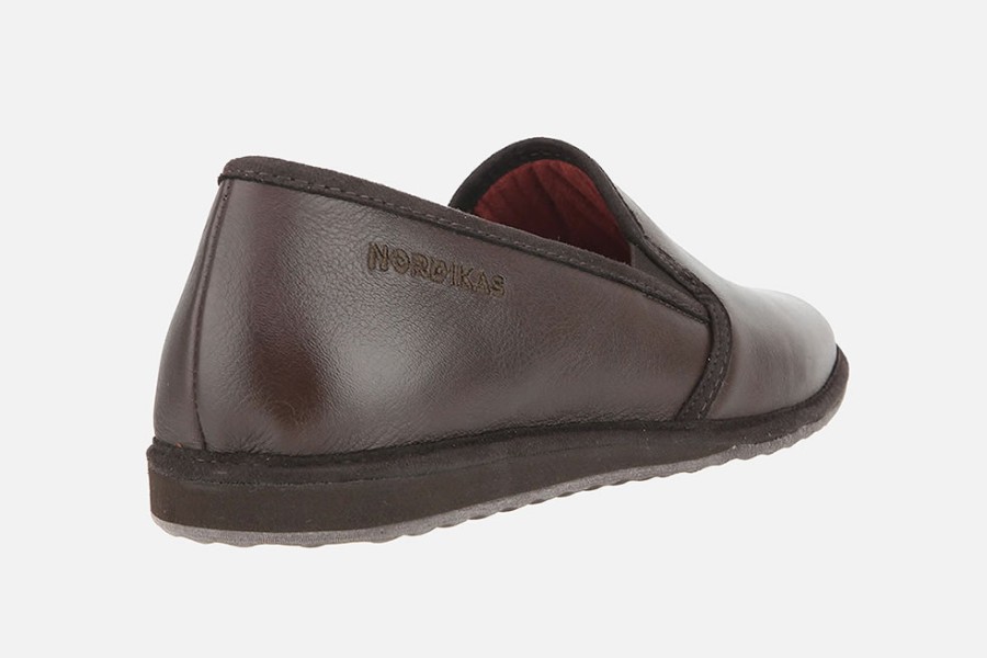 Men Nordikas | Nordikas - Chateau Marron Low Slippers On Labotte