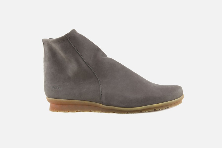 Women Arche | Arche - Baryky Woody Truffe Ankle Boots On Labotte