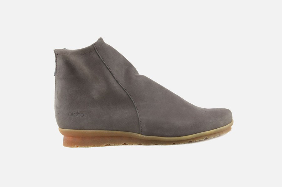 Women Arche | Arche - Baryky Woody Truffe Ankle Boots On Labotte