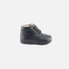 Girls Beberlis | Beberlis - Berlingot Bleu Lace-Up Boots On Labotte