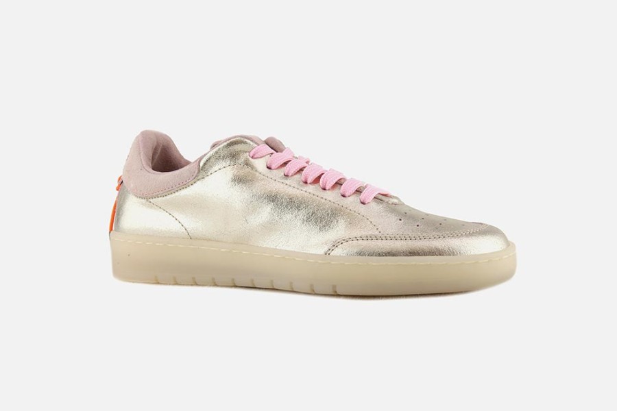 Women Barracuda | Barracuda - Barracuda Guga Platinum Rosa Sneakers On Labotte