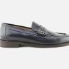 Women Artami | Artami - Oakland Blue Loafers On Labotte