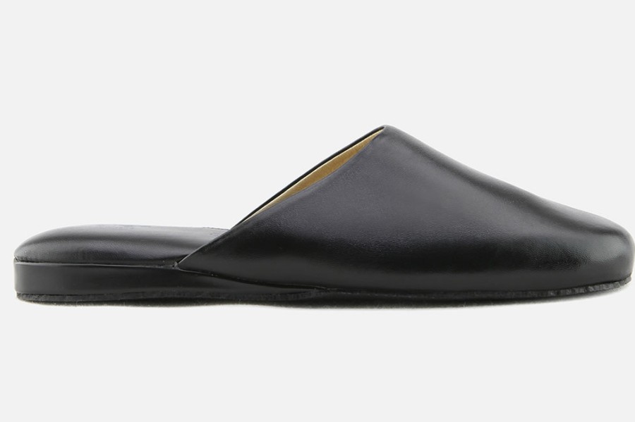 Men Heller | Heller - Xenon Noir Low Slippers On Labotte