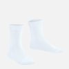 Girls Falke | Falke - Family Blanc Socks On Labotte