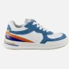 Boys Romagnoli | Romagnoli - Mitch Blue White Lace-Up Shoes On Labotte