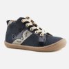 Girls Bellamy | Bellamy - Ida Cat Bleu Lace-Up Boots On Labotte