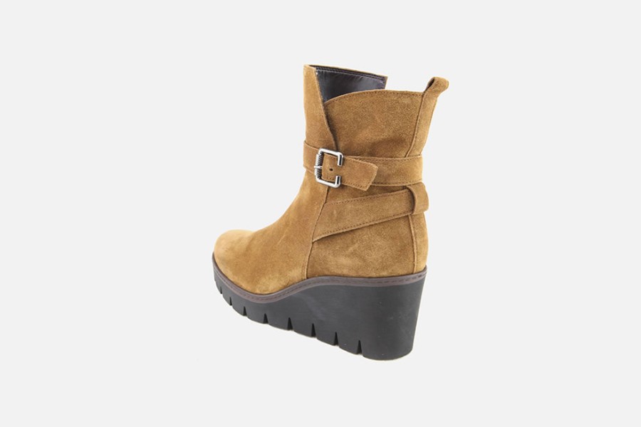 Women Gabor | Gabor - Jasione Cognac Ankle Boots On Labotte