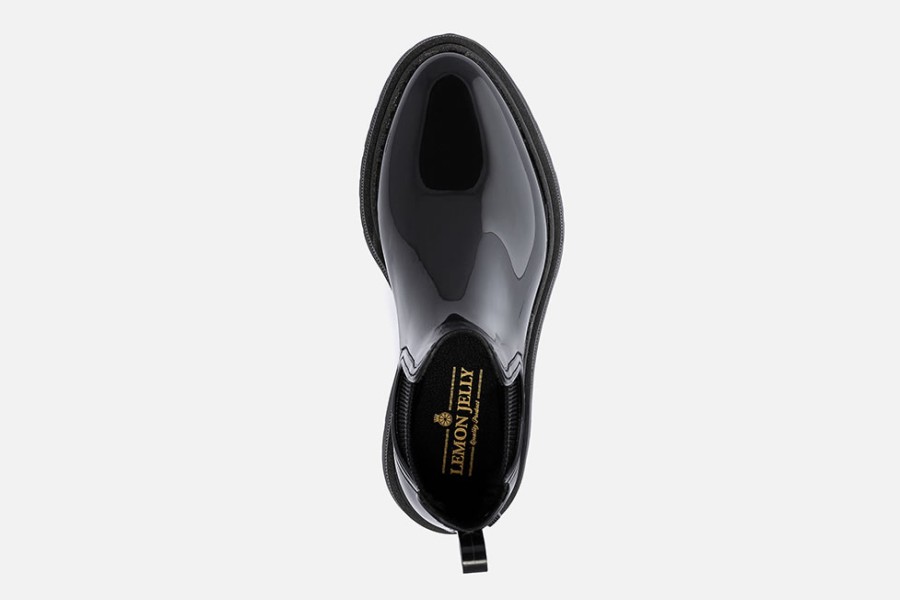 Women Lemon Jelly | Lemon Jelly - Netty Black Ankle Boots On Labotte
