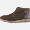 Men Fluchos | Fluchos - Albus Mid Cafe Lace-Up Boots On Labotte