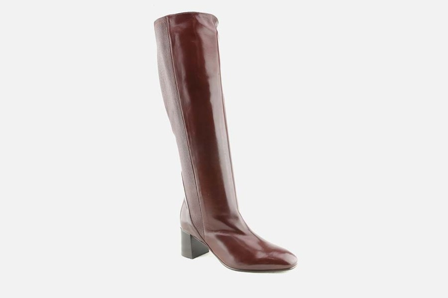 Women Lorenzo Masiero | Lorenzo Masiero - Lausanne Lisse Acajou Boots On Labotte
