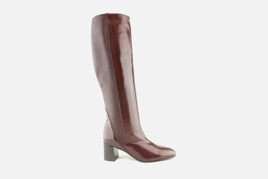 Women Lorenzo Masiero | Lorenzo Masiero - Lausanne Lisse Acajou Boots On Labotte