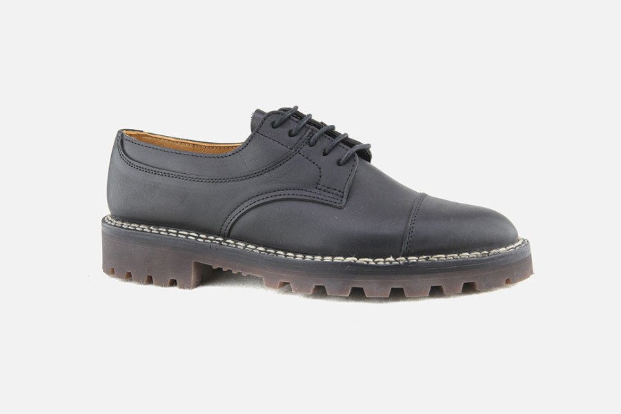Men Manufacture Bontemps | Manufacture Bontemps - Mbf101 Noir Derbies On Labotte