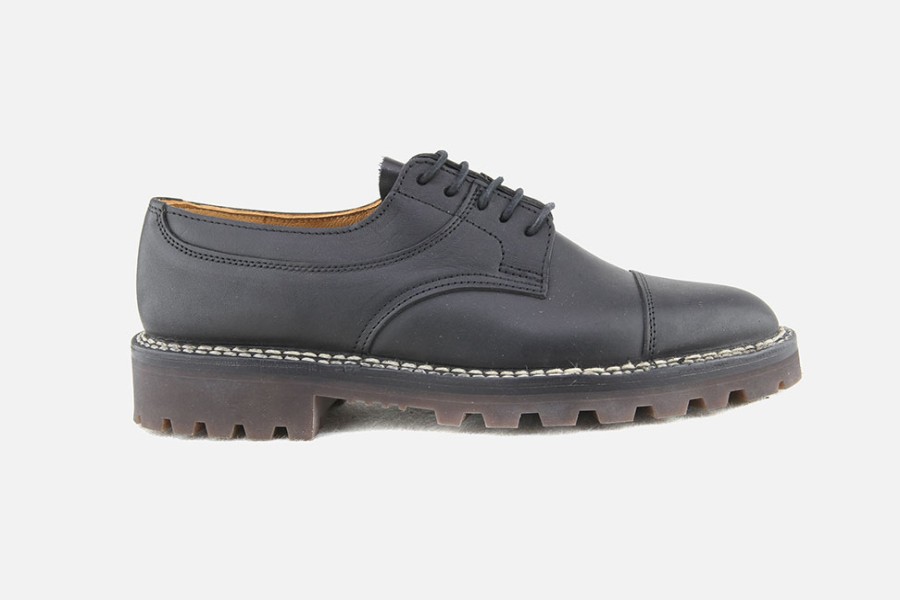 Men Manufacture Bontemps | Manufacture Bontemps - Mbf101 Noir Derbies On Labotte