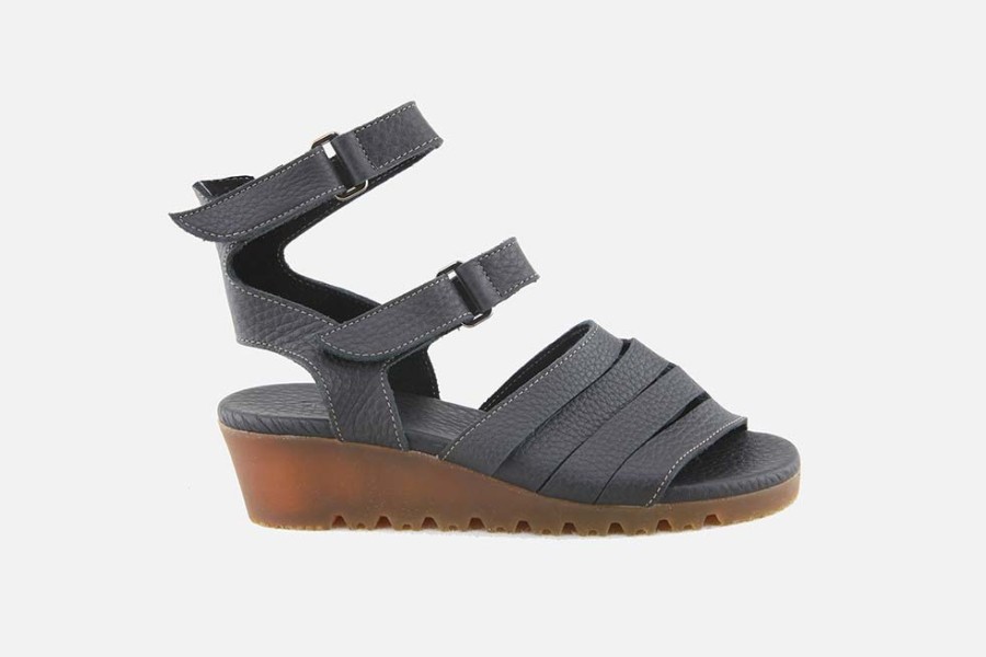 Women Arche | Arche - Balawa Noir Sandals On Labotte