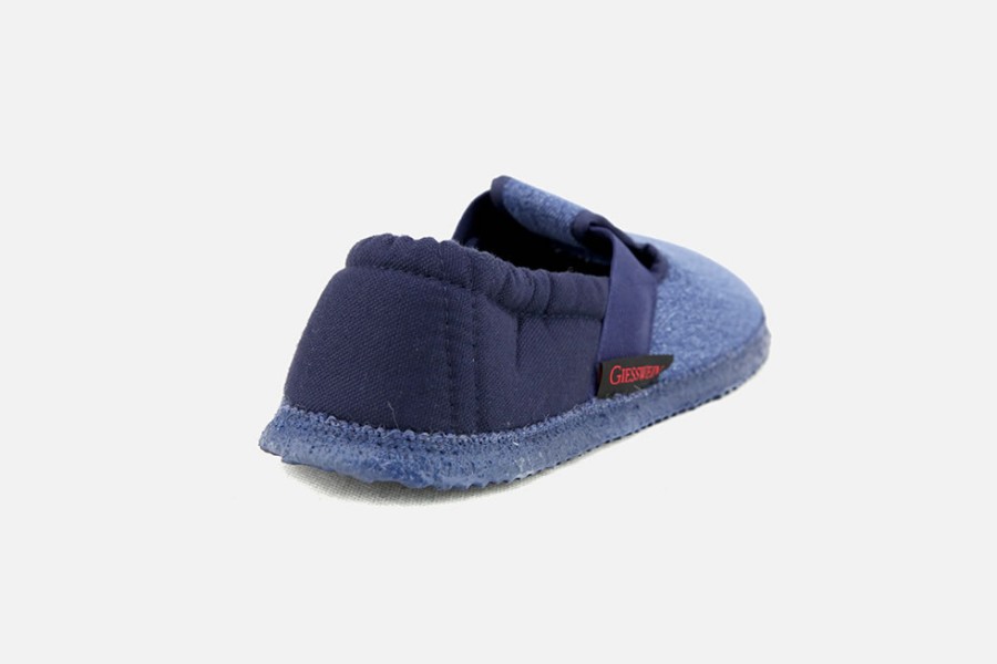 Girls Giesswein | Giesswein - Zebulon Bleu Low Slippers On Labotte