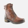 Women Pikolinos | Pikolinos - San Sebastia Cuero Lace-Up Boots On Labotte