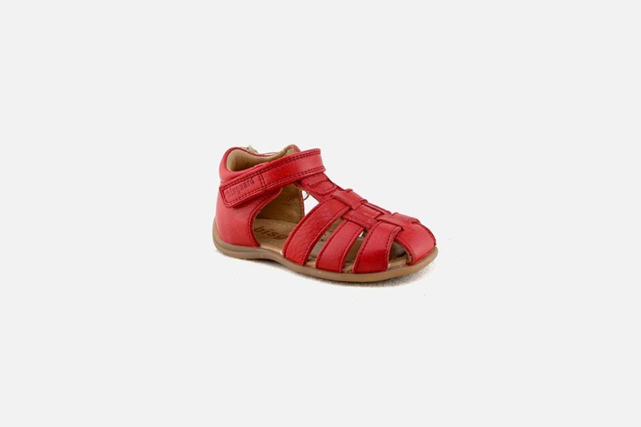 Girls Bisgaard | Bisgaard - Carly Tomato Sandals On Labotte