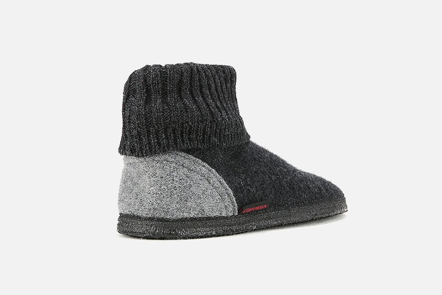 Women Giesswein | Giesswein - Lapon 2 Anthracite High Slippers On Labotte