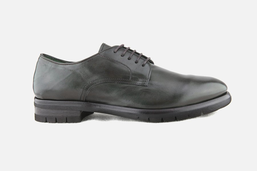 Men Calpierre | Calpierre - Ronny Deep Green Derbies On Labotte