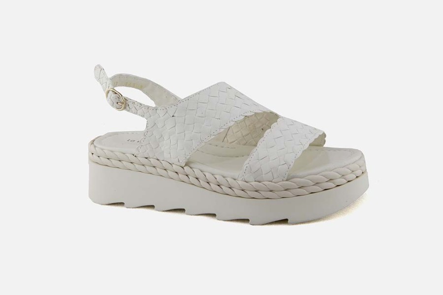 Women Pons Quintana | Pons Quintana - Montserrat Milk Sandals On Labotte